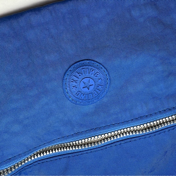 Kipling nylon royal blue zipper crossbody monkey casual outdoor adjustable - Picture 6 of 9